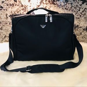 Emporio Armani Navy Blue Diaper Bag EUC